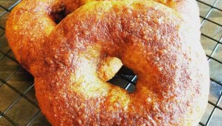 Pumpkin Spice Bagel