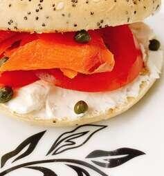 Nova Lox Everything Breakfast Bagel