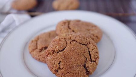 Gluten-Free Gingersnap Cookies