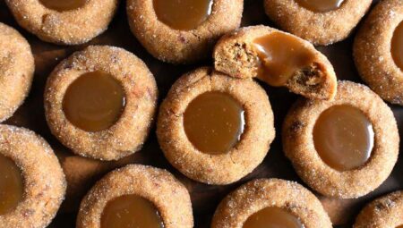 Sticky Toffee Pudding Thumbprints