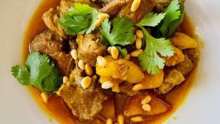 Moroccan Lamb Stew with Apricots