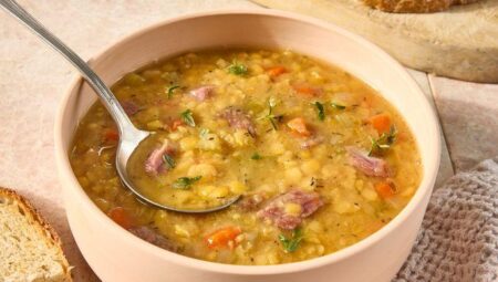 Canadian Yellow Split Pea Soup with Ham